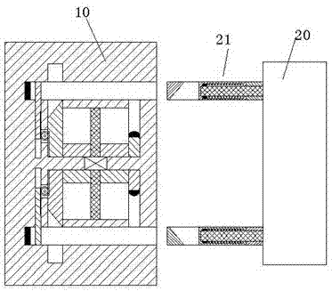 Power socket assembly capable of being powered on and powered off safely