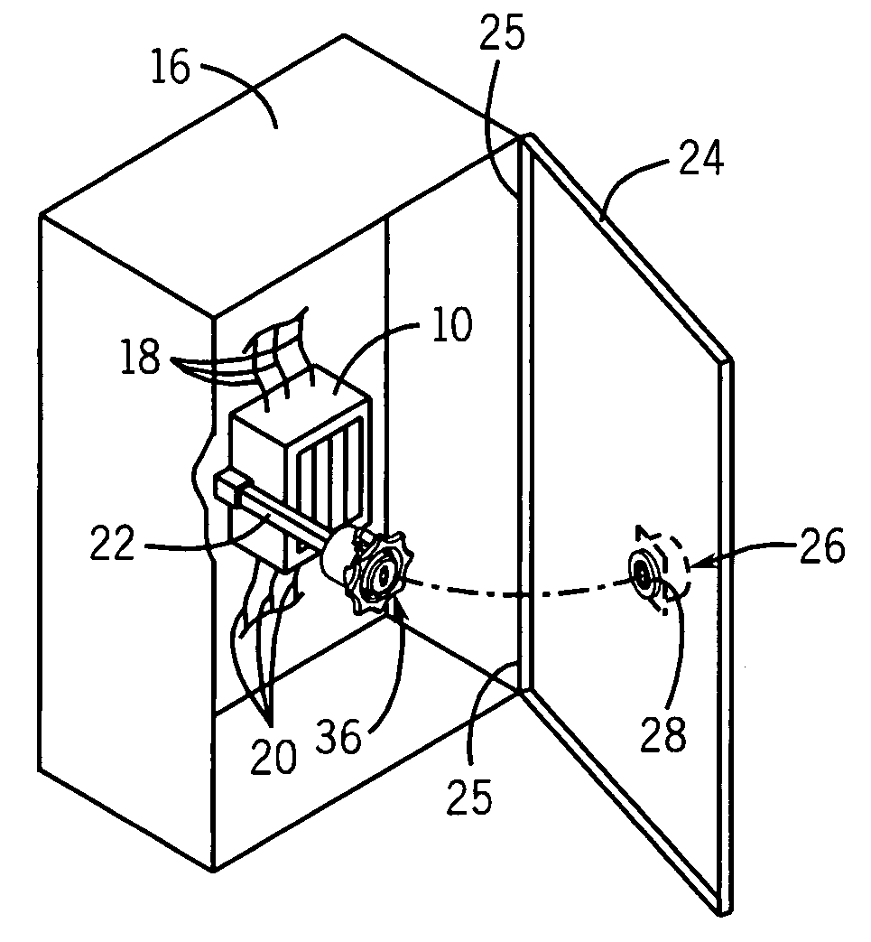 Fuse block with improved unidirectional operator