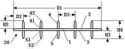 Portable tire pricking vehicle interception device