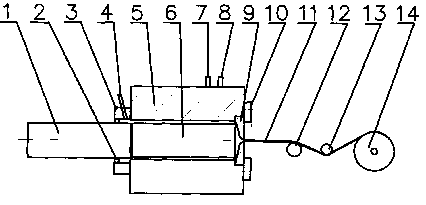 Method for processing metallic lithium belt