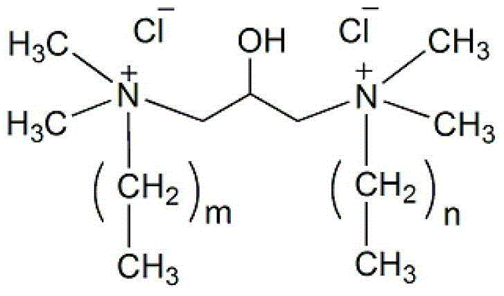 A kind of preparation method of cationic gemini surfactant