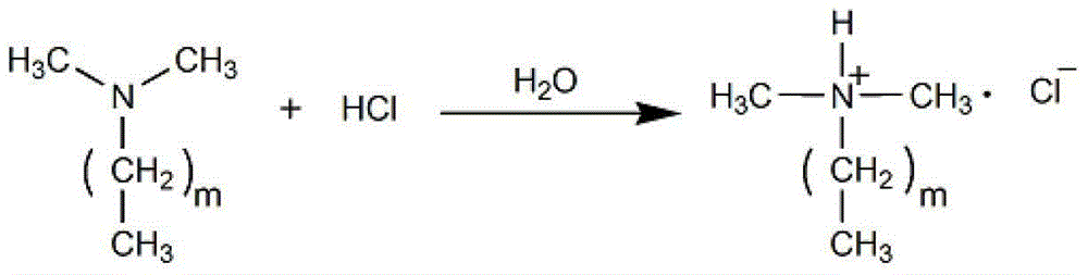 A kind of preparation method of cationic gemini surfactant