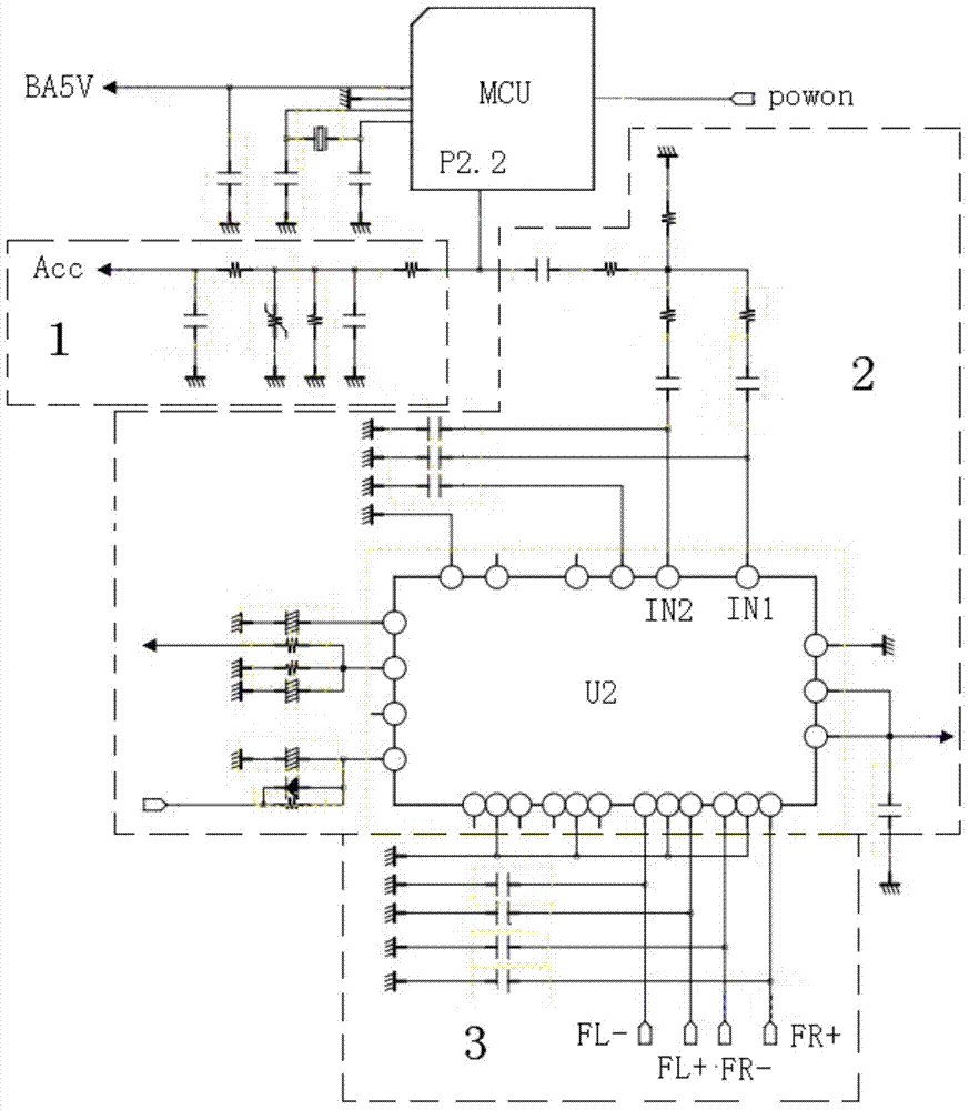 Reuse method for automobile body controller MCU port