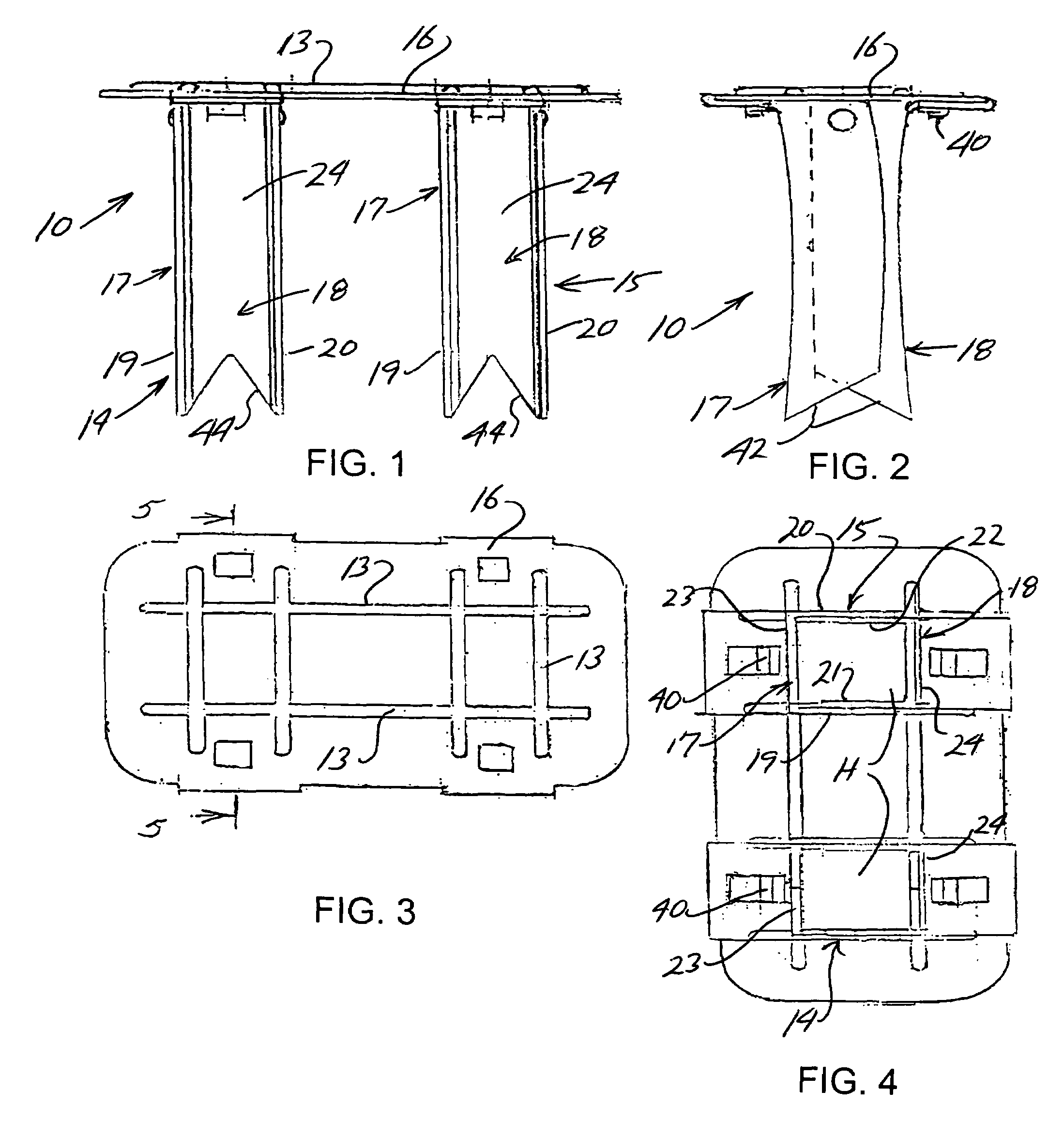 Sheet metal fasteners with multiple spreadable shanks