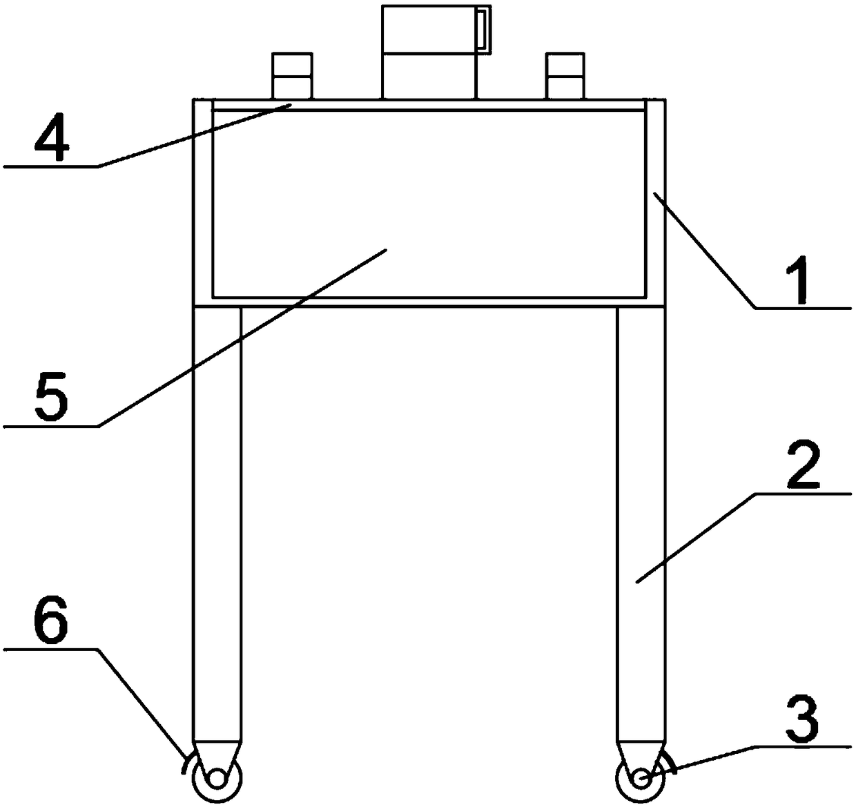 A stage performance prop table