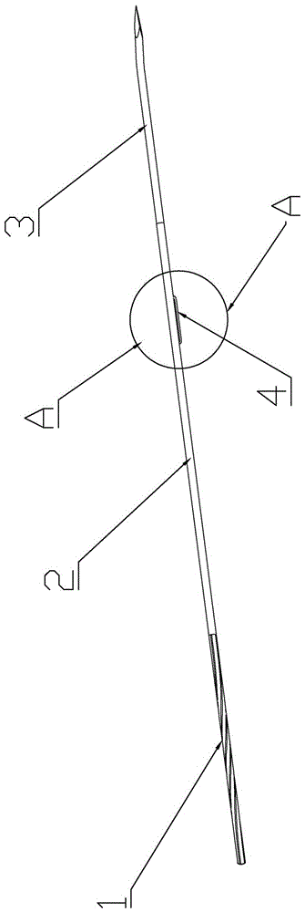 High-flow anti-blocking flushable drainage catheter for department of orthopedics