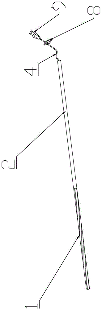 High-flow anti-blocking flushable drainage catheter for department of orthopedics