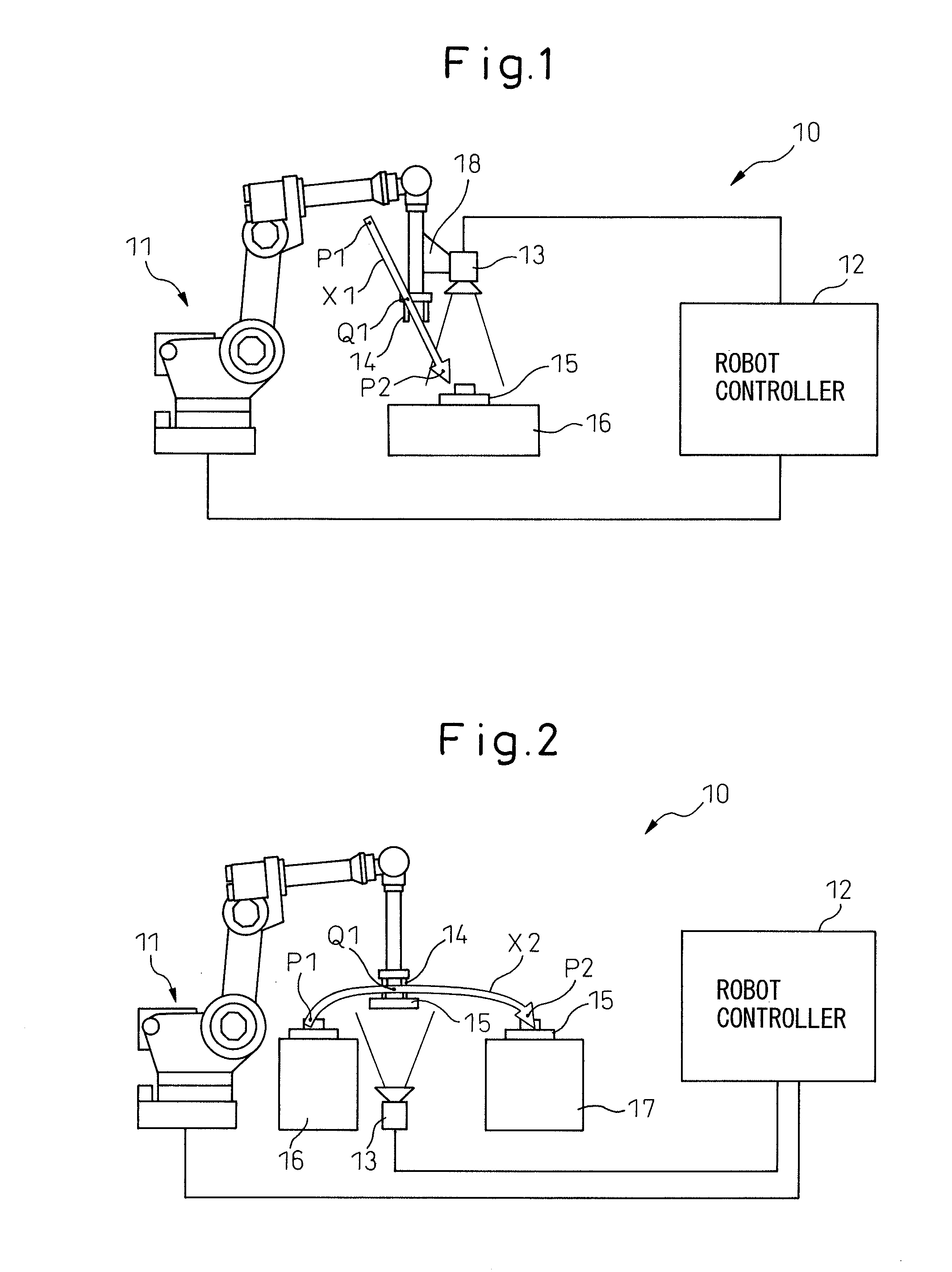 Robot system comprising visual sensor