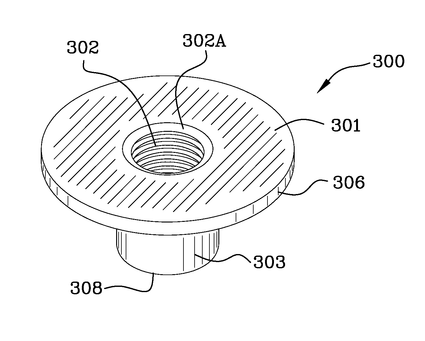 Sealed end t-nut