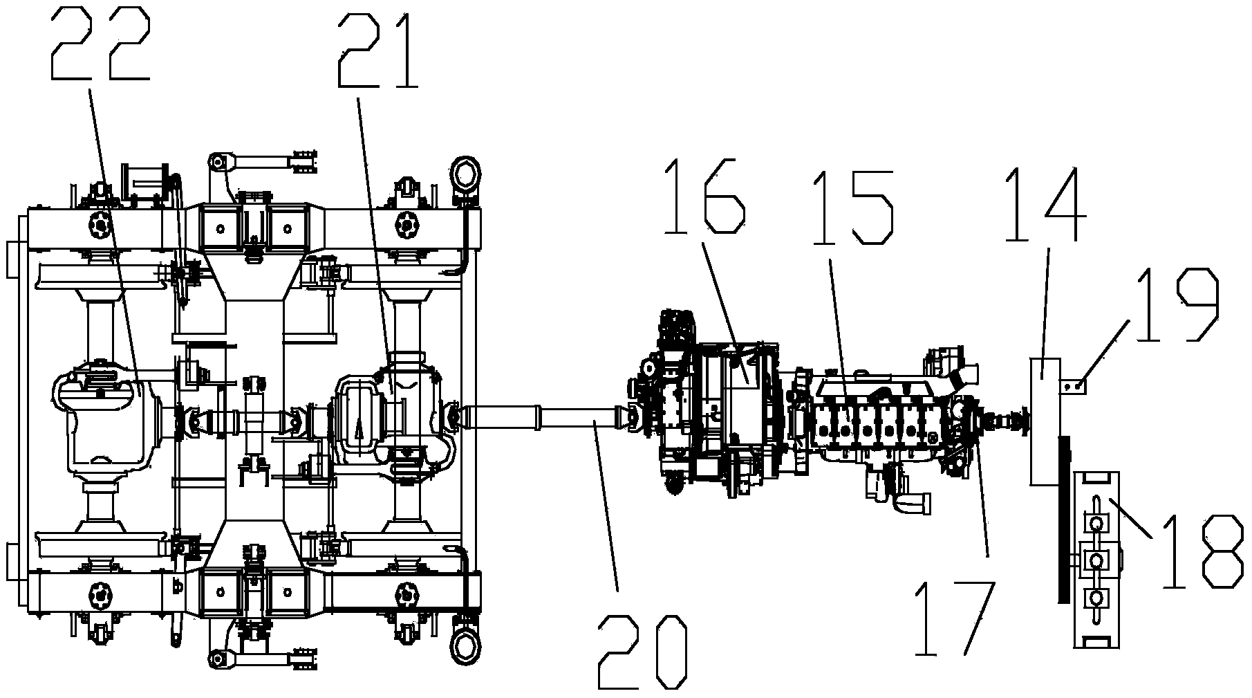 Railway official business rail car with power