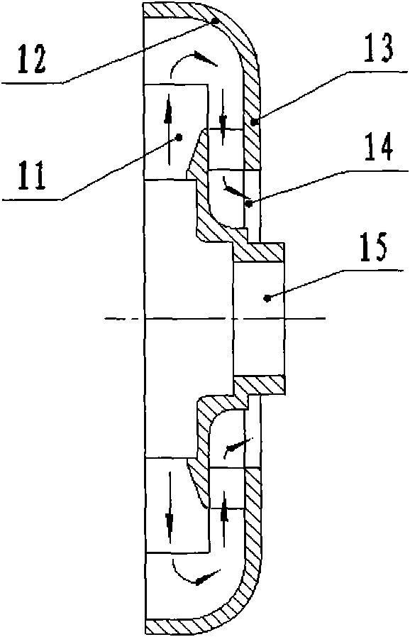 New structure of self-priming centrifugal pump