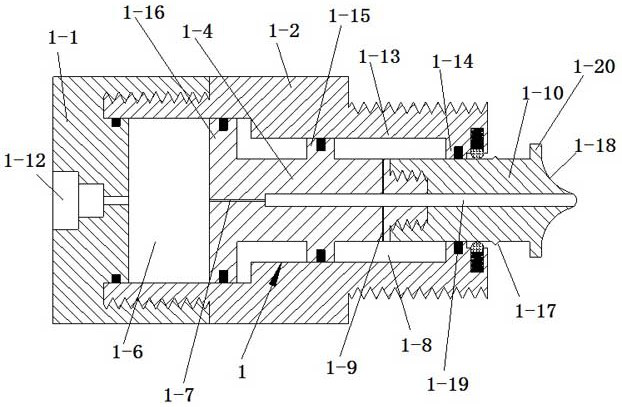 Device, method and application for realizing carbon dioxide continuous pulse impact fracturing, and application