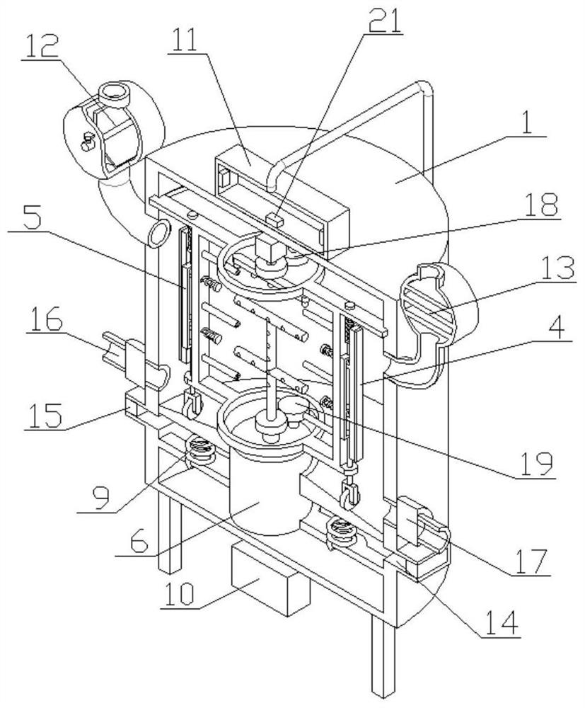 Carbonization equipment for processing silicon-carbon negative electrode material of lithium ion battery