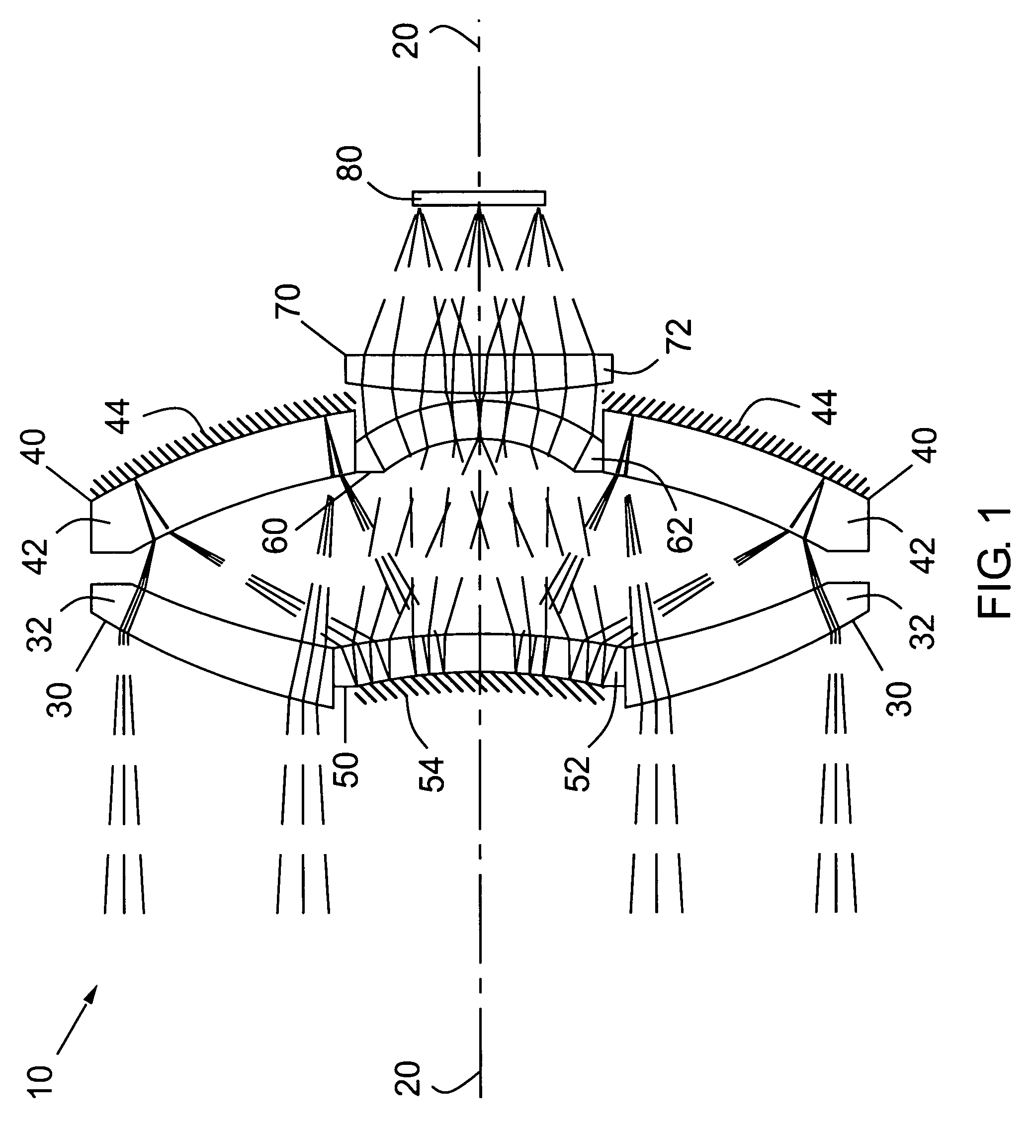 Compact fast catadioptric imager