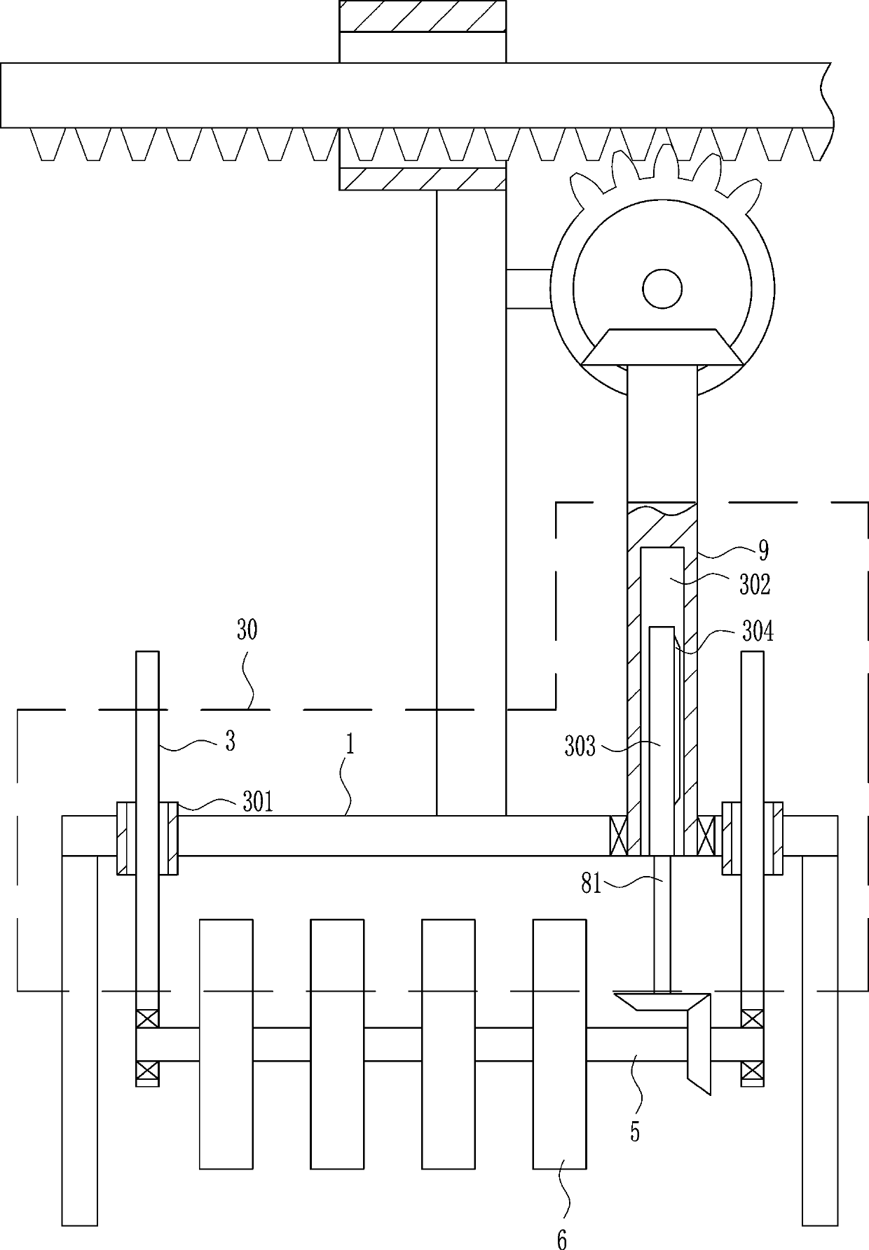 A self-propelled fertilization equipment driven by hydropower for farmland water utilization