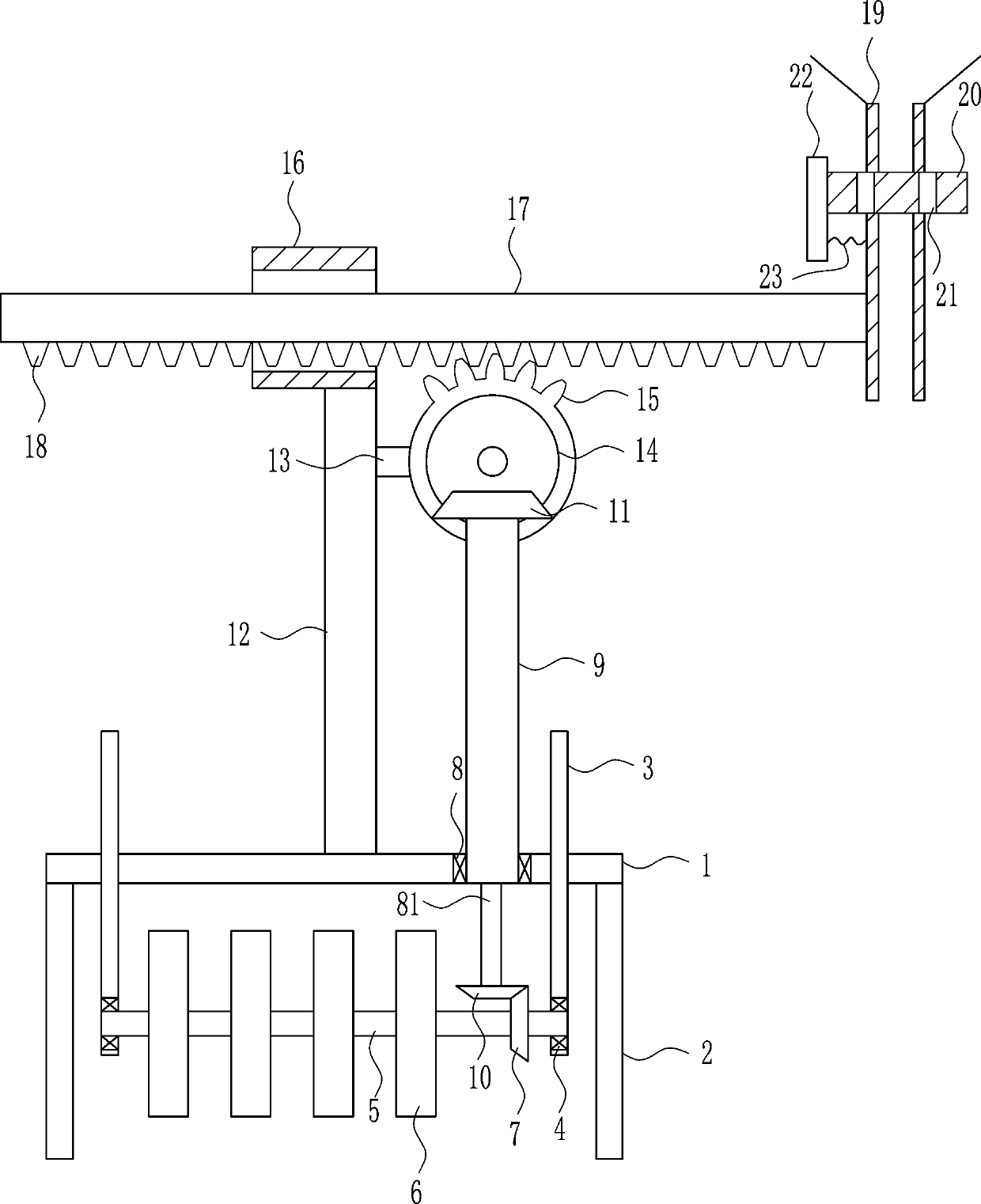 A self-propelled fertilization equipment driven by hydropower for farmland water utilization