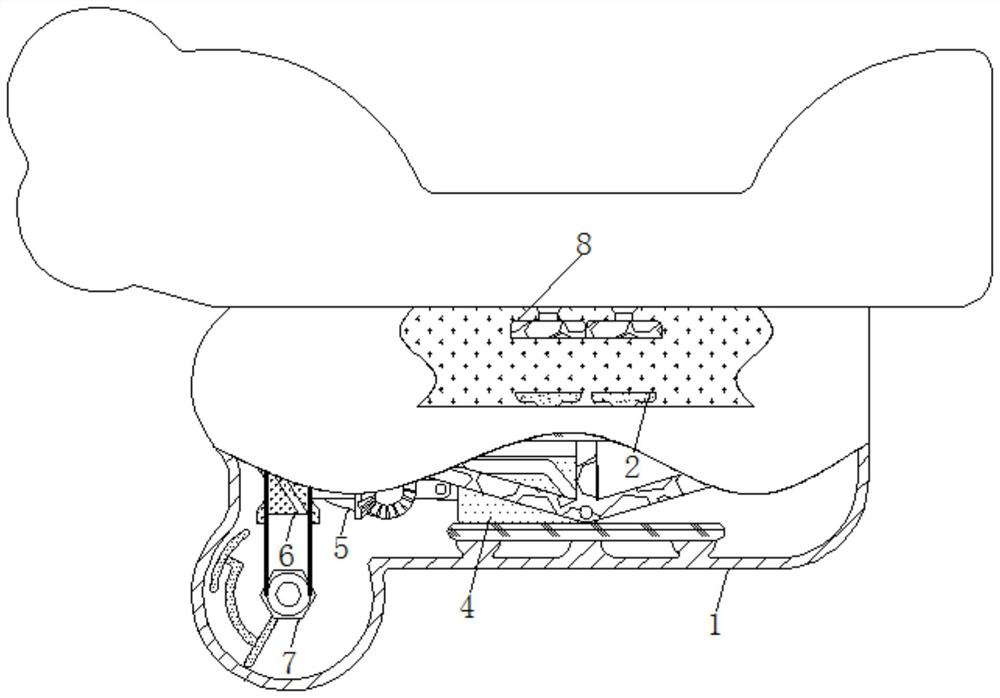 Organic fertilizer packaging bag sealing auxiliary device for solving problem of poor bag sealing quality