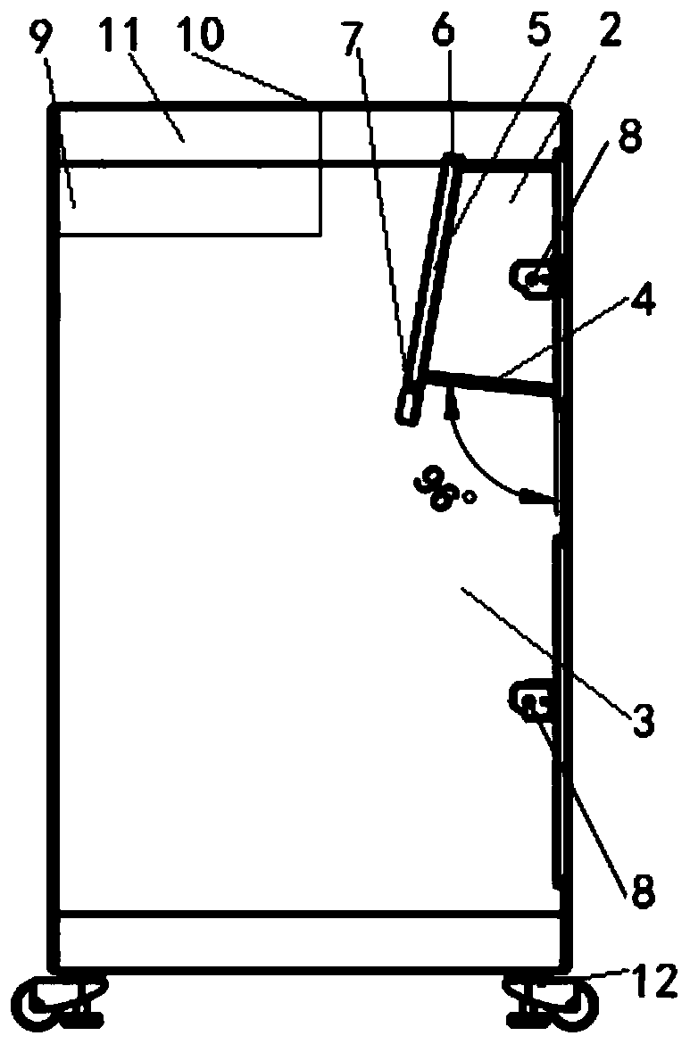 Express delivery sending and delivering system based on intelligent facility and delivery method