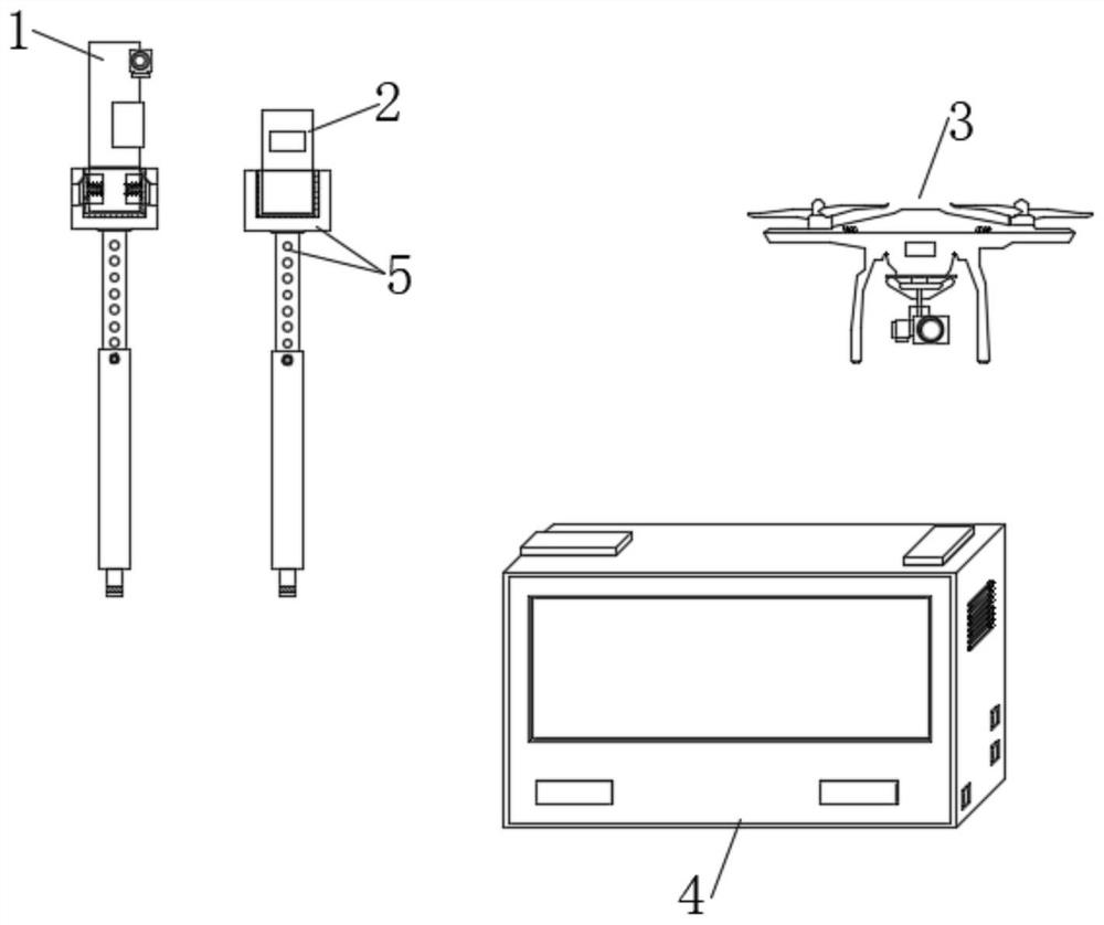 Yellow River basin landscape ecological quality monitoring device and use method thereof