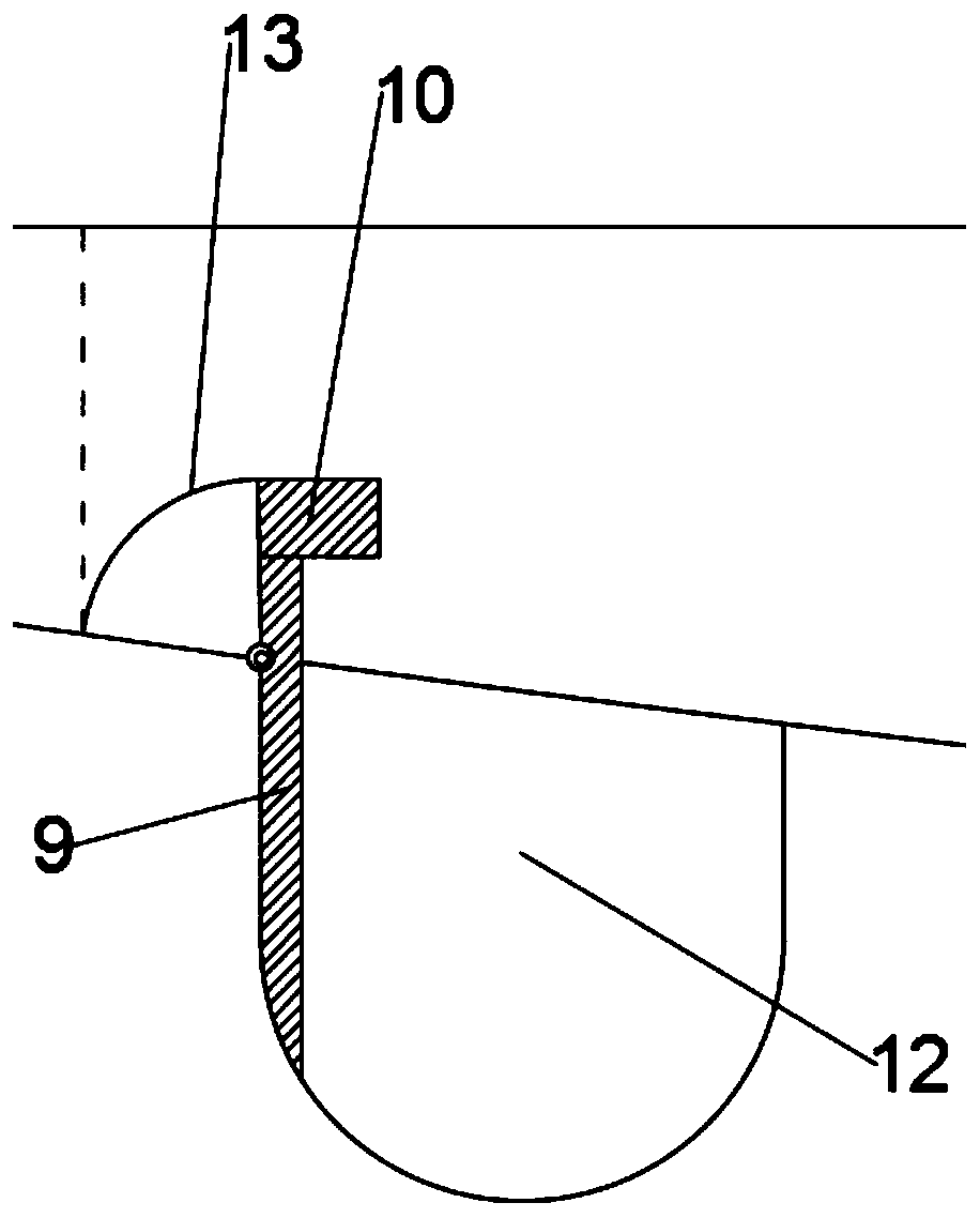 Drainage type fire-resistant groove box