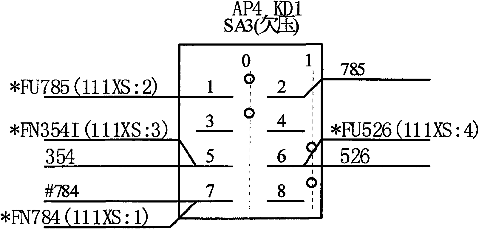 Locomotive accident isolating controlling method and device