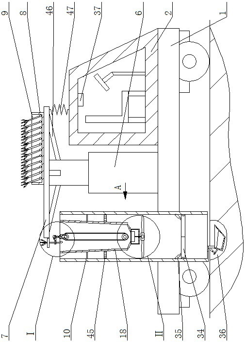 An integrated device for automatic agricultural digging and implanting buried soil