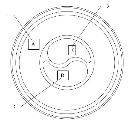 Kit of ready-to-use salmonella identification plate, preparation method and use method