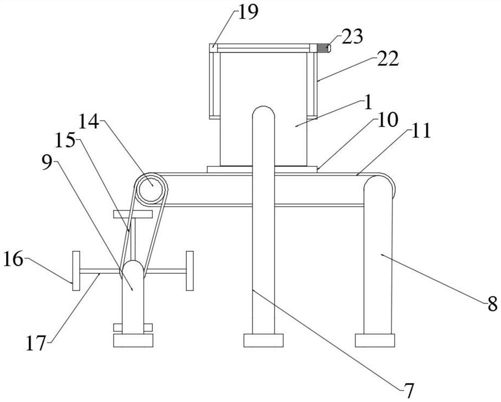 Automatic screening device for rice processing