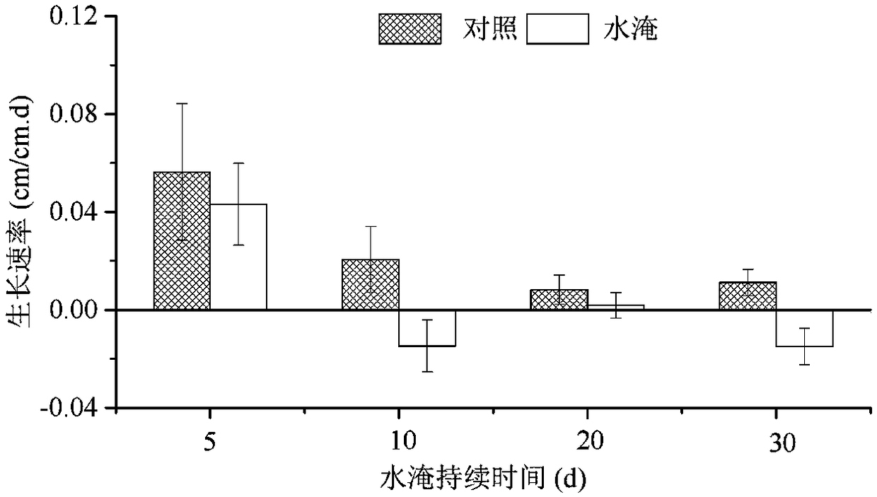 A method of repairing the water-fluctuating zone of a reservoir by using bermudagrass