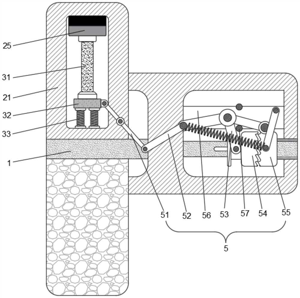 Automatic detection device for preventing magnetic blocks of magnetic separator for feed processing from falling off