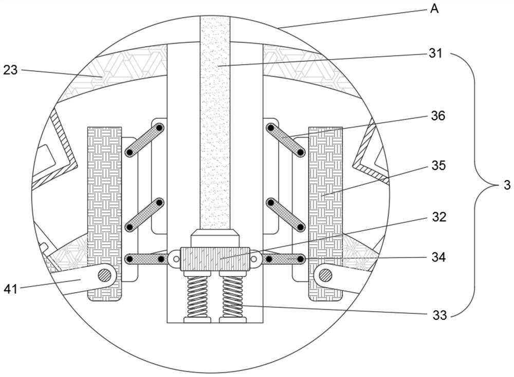 Automatic detection device for preventing magnetic blocks of magnetic separator for feed processing from falling off