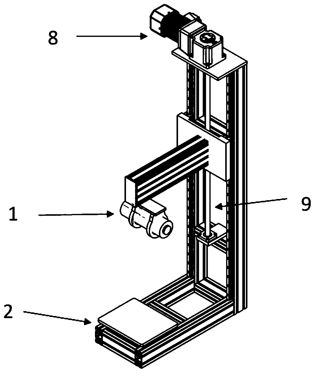 Small-diameter conduit weld joint flexible X-ray digital detection system