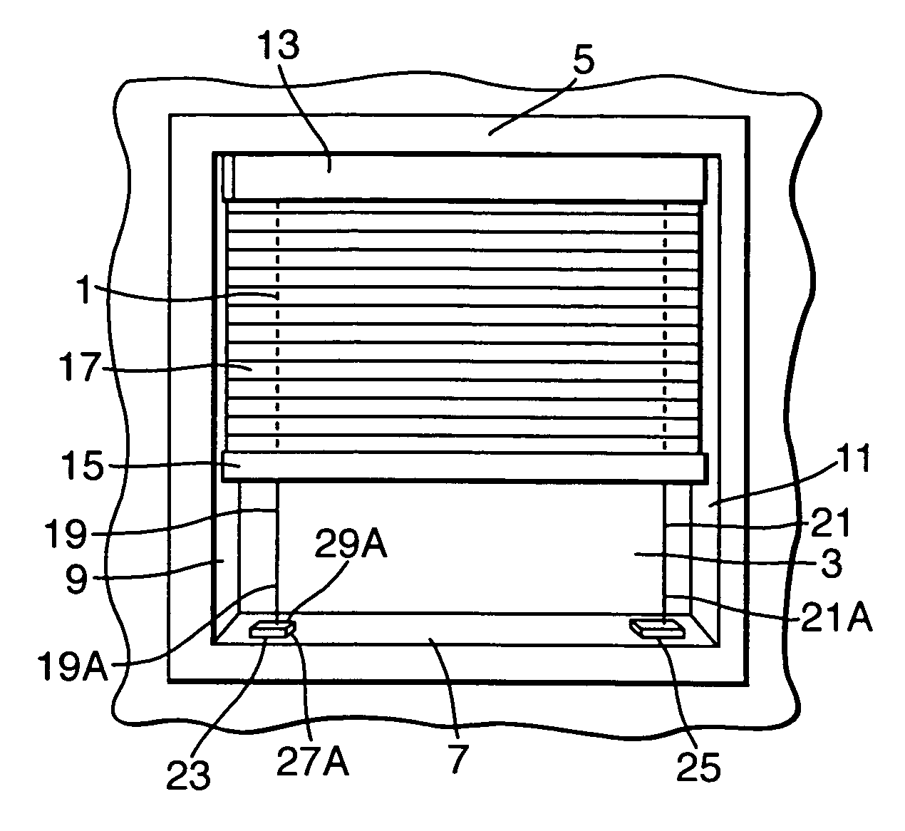 Mounting device for a guide cord