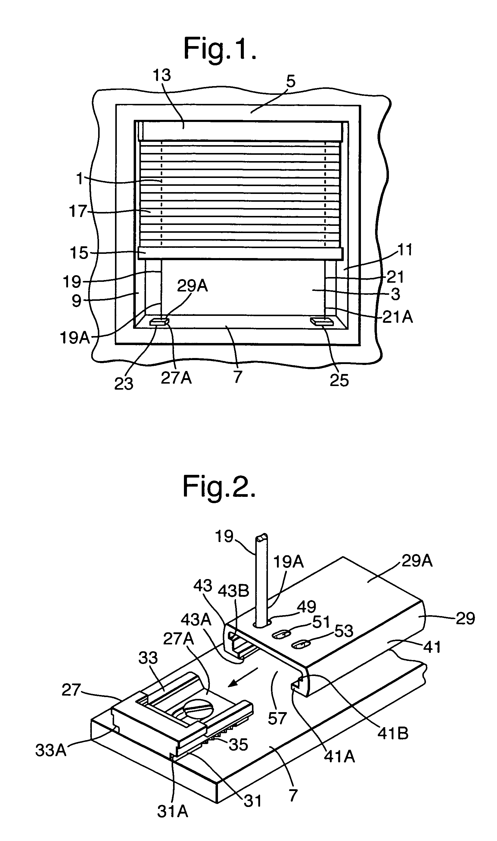 Mounting device for a guide cord