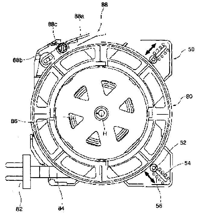 Power supply cord winding reel device of vacuum cleaner