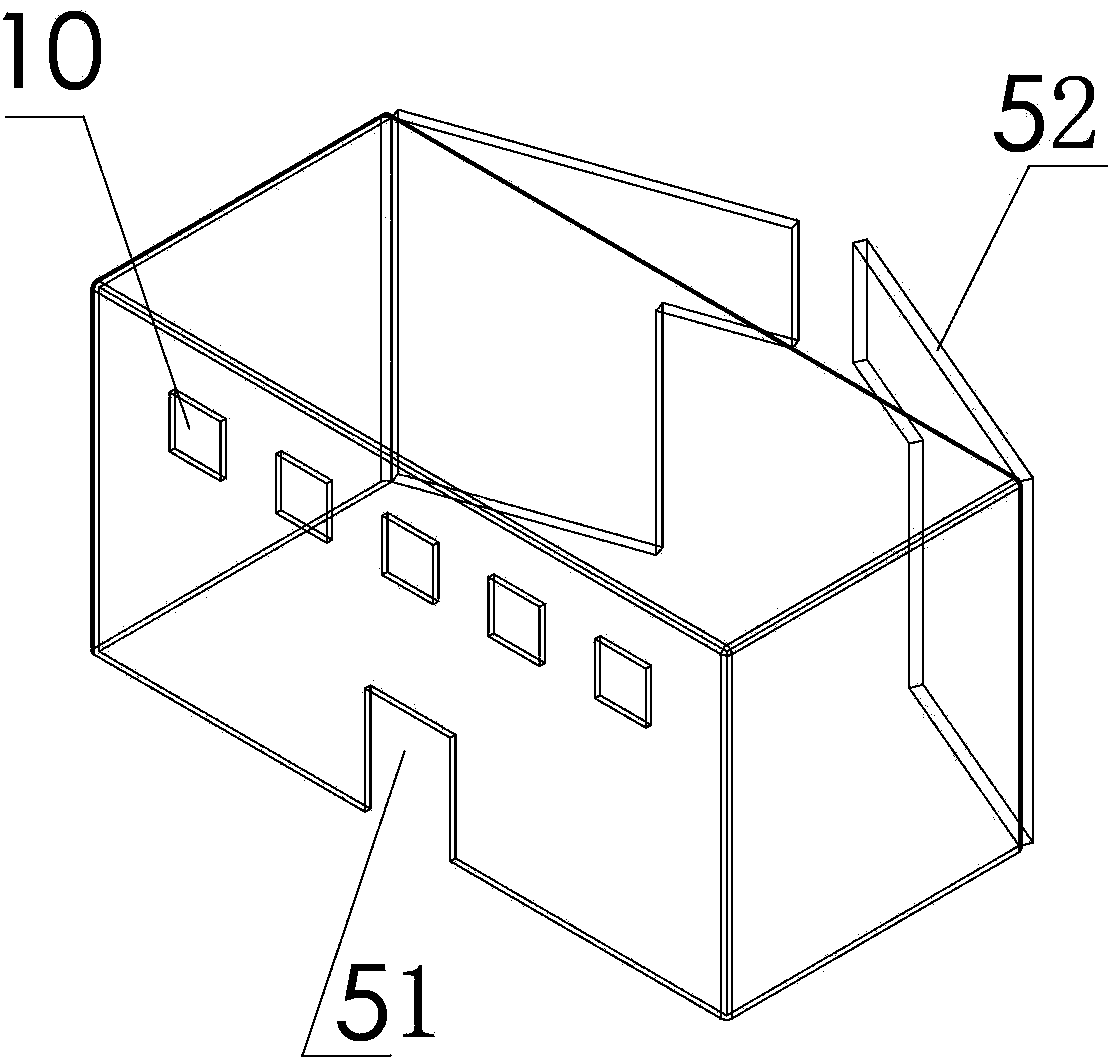 Full-automatic lithium ion polymer battery four-in-one device with bent side edges