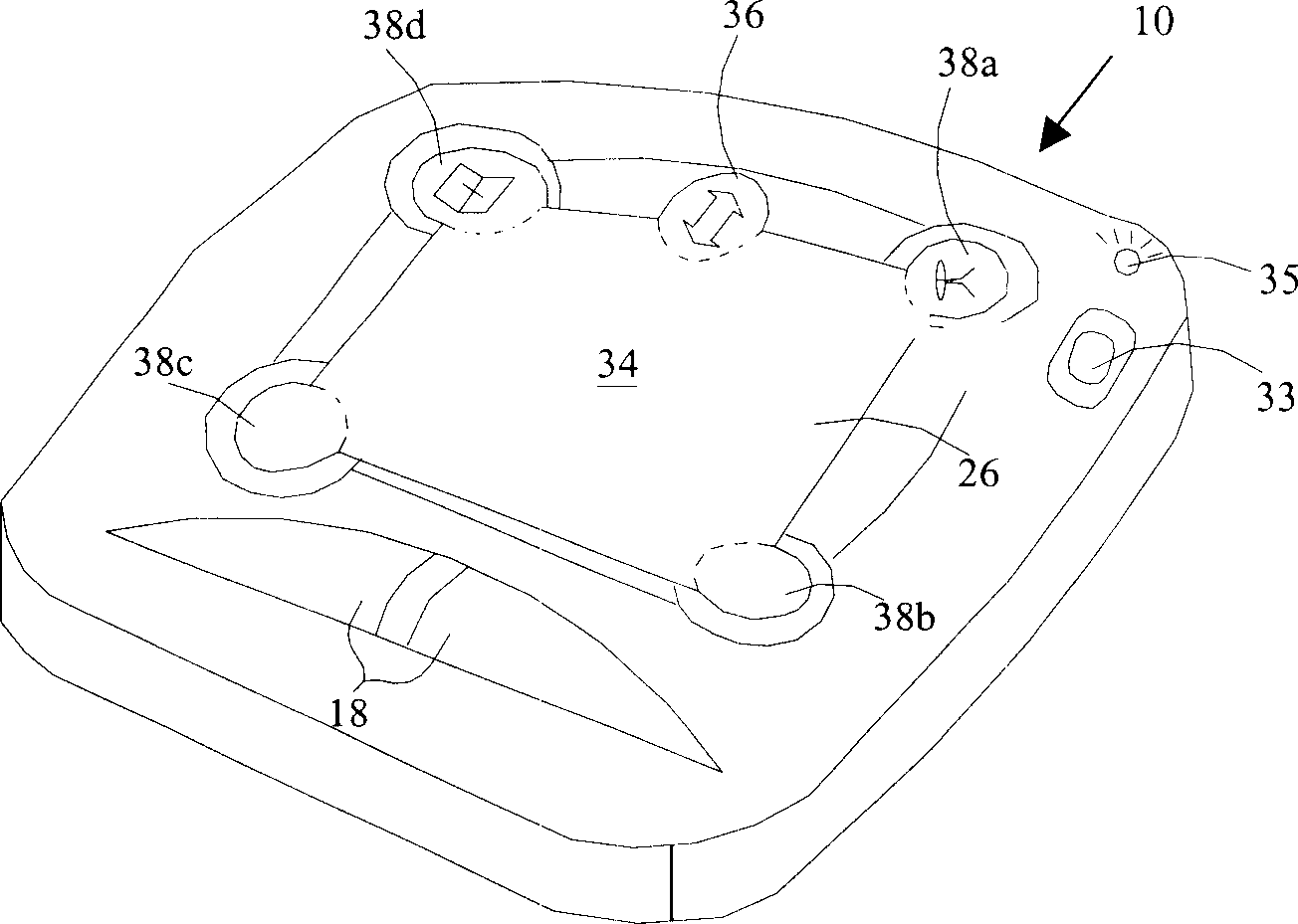 Capacitive information input device and method for electronic device