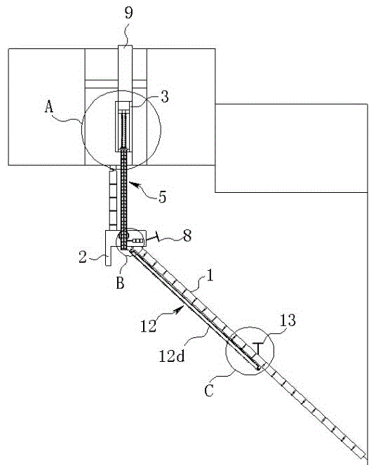 Unpowered sewage disposal device used for hydropower station