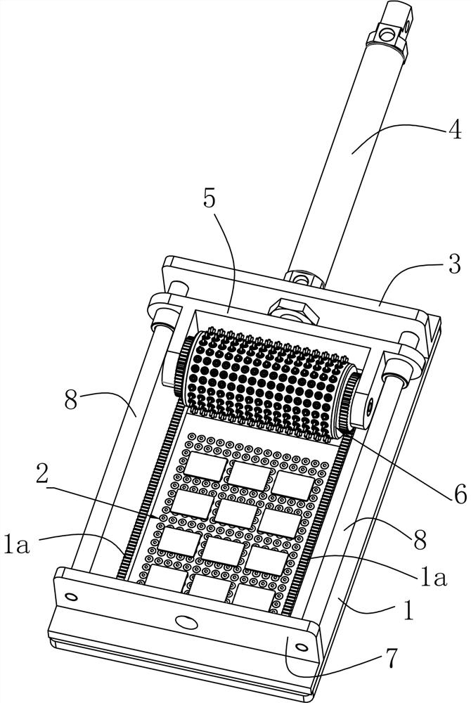 Rolling type anti-wiredrawing dispensing robot