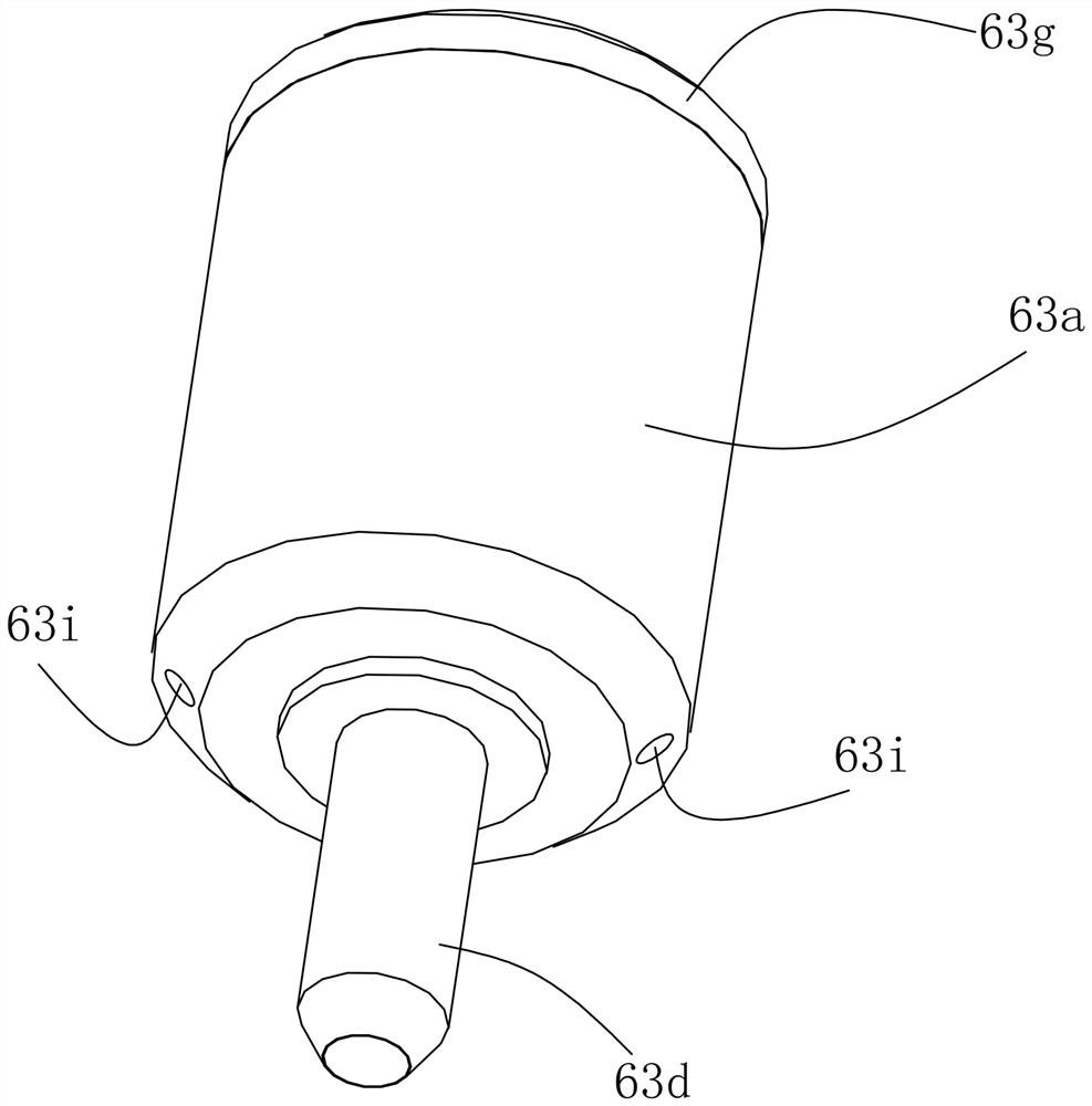 Rolling type anti-wiredrawing dispensing robot