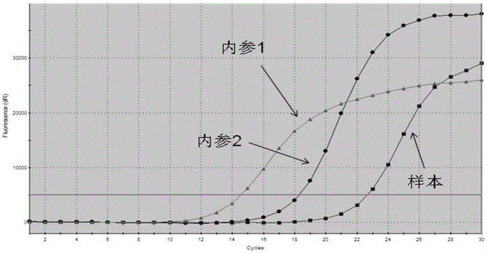 Primer combination for detecting human EGFR, KRAS and BRAF gene mutation and kit thereof