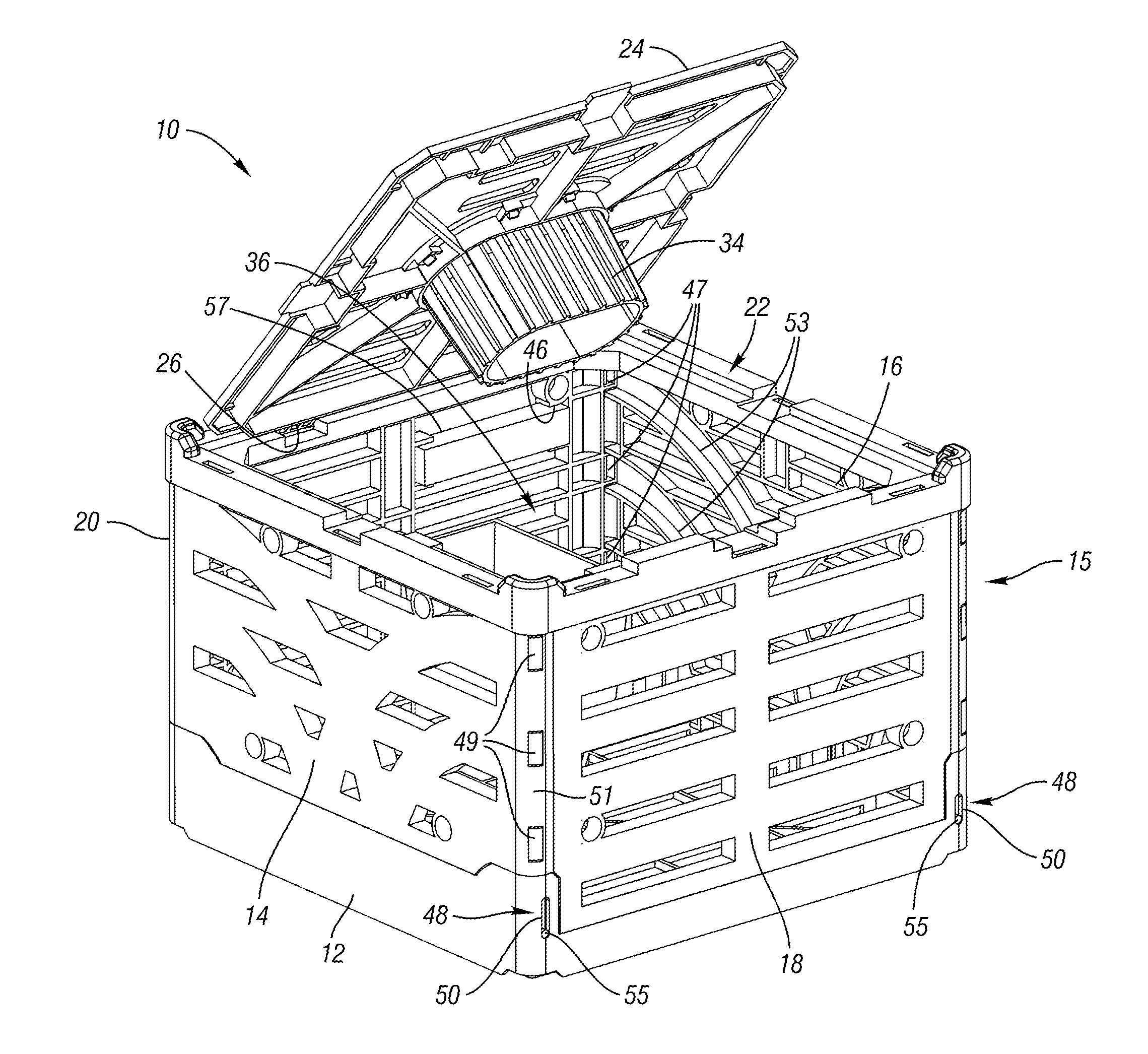 Collapsible container