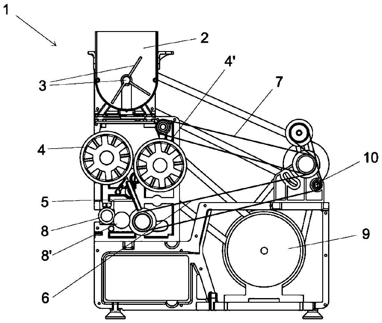 Method and apparatus for producing long food products