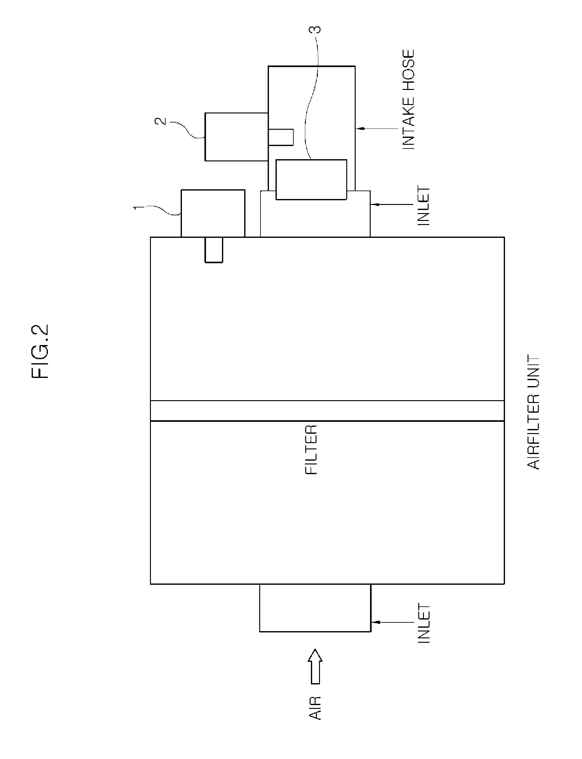 System for checking filter of air cleaner for automobiles