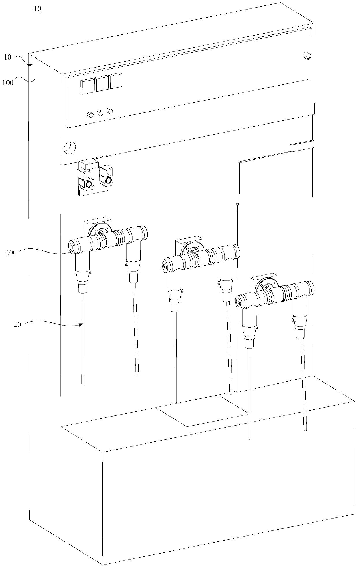 Connecting bolt, cable connector and high-voltage switch cabinet