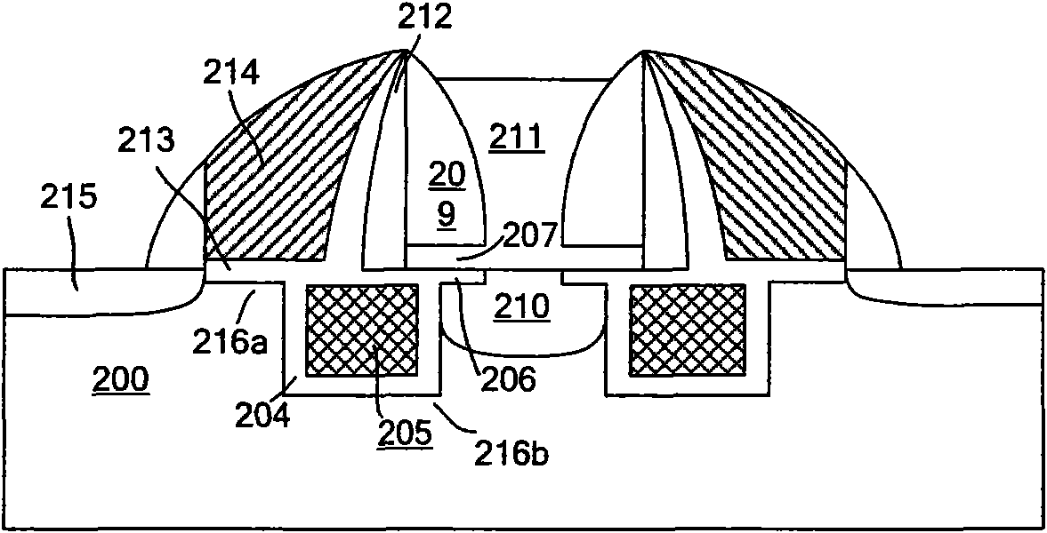 Separated grid type embedded layer float grid nonvolatile storage unit and manufacturing method thereof