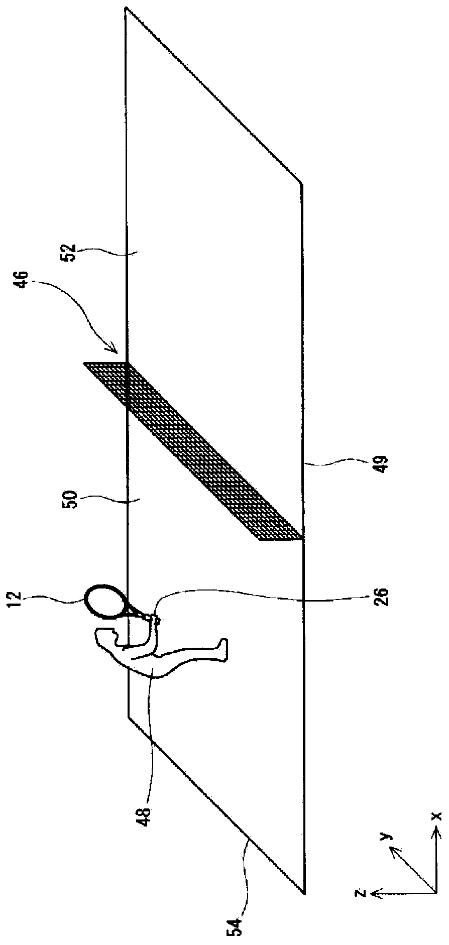 Tennis swing analysis device and analysis method