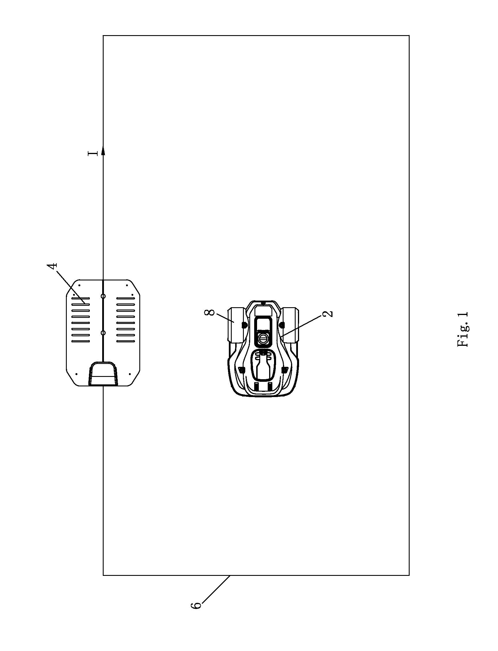 Automatically travelling device and control method therefor