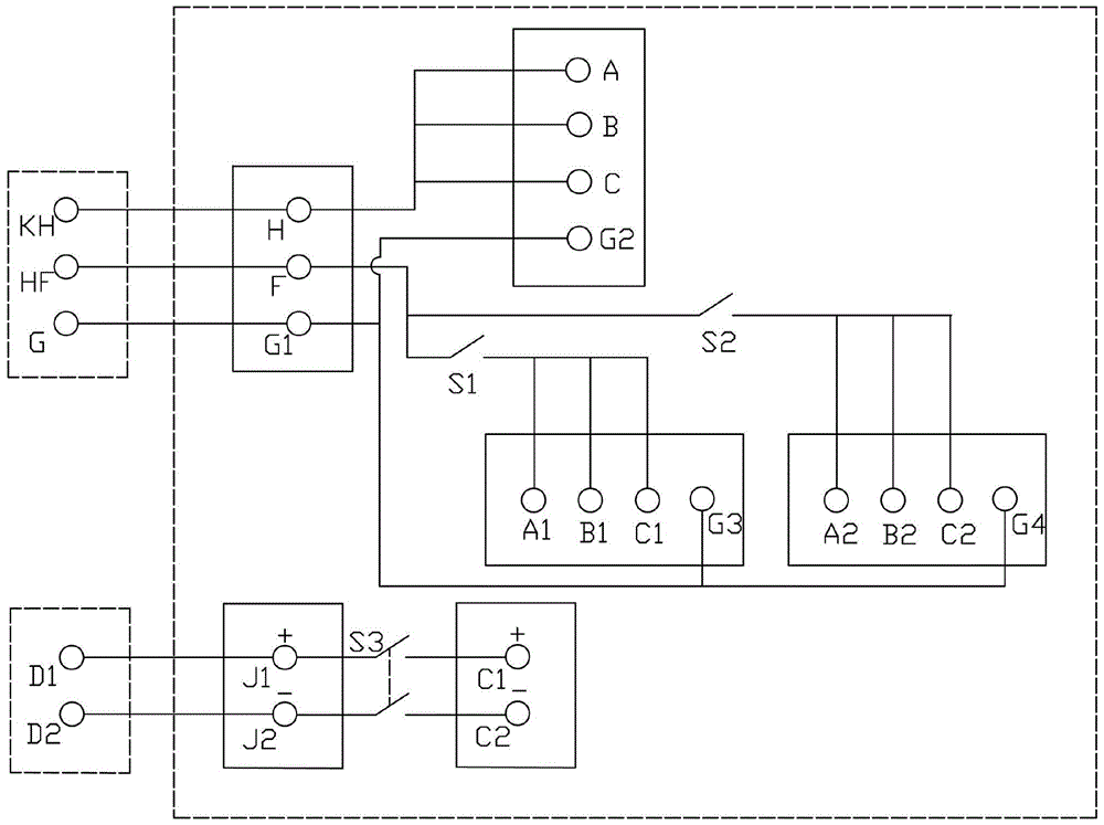 An adapter device for testing the mechanical characteristics of switches