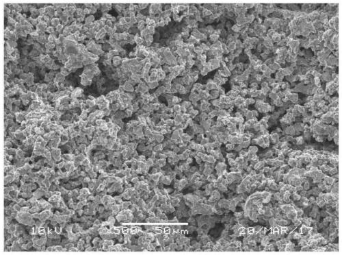 A porous ceramic plate as well as a preparation method and application thereof